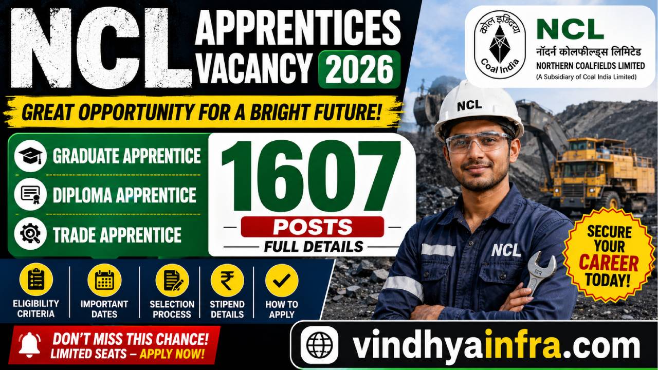 NCL Apprentices Vacancy 2026
