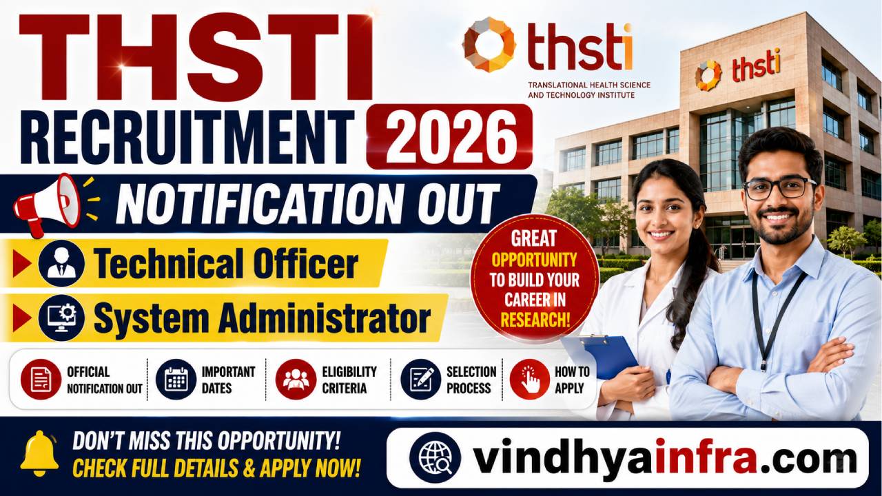 THSTI Recruitment 2026