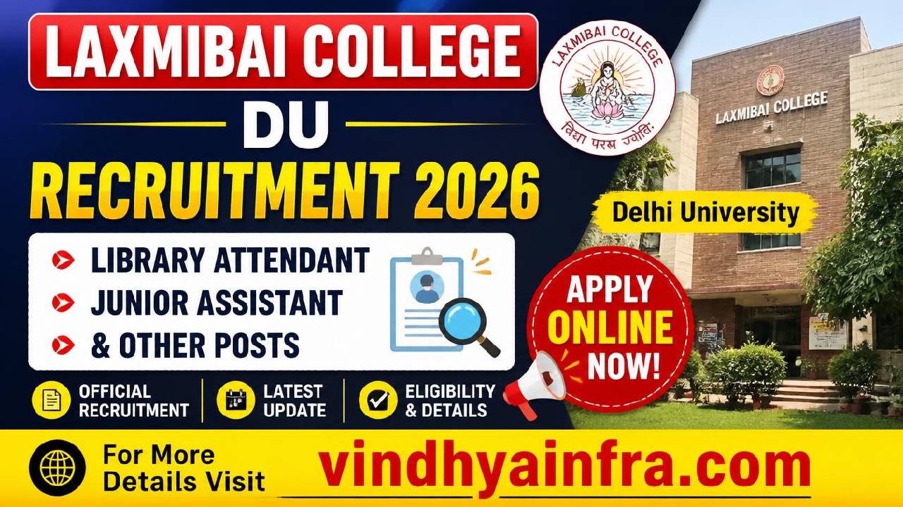 Laxmibai College DU Recruitment 2026